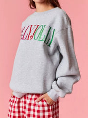 Holly Jolly Crew Neck Christmas Sweatshirt