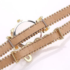 Brand Women Bracelet Watches Ladies Watch Rhinestones Clock Womens Fashion Dress Wristwatch