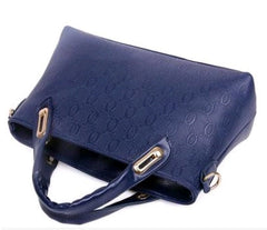 New Korean fashion embossed four piece ladies shoulder diagonal handbag