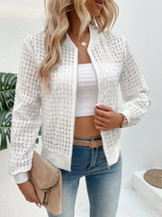 Sleek Zip-Up Long Sleeve Jacket