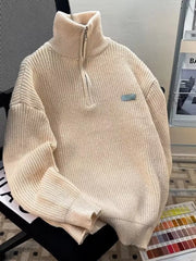 Men's Half-Zip Long Sleeve Sweater