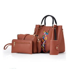 New fashion multi-piece women's 4 piece handbags