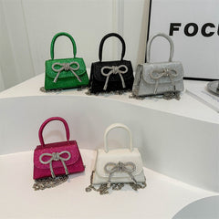 Simple Casual Korean Chain Hand-carrying Crossbody Shoulder Small Square Bag
