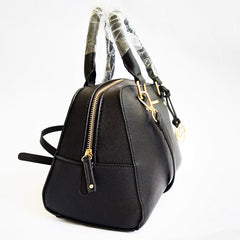 Leather shoulder messenger ladies handbag