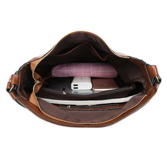 Zipper Bucket Bags With Adjustable Shoulder-strap Handbags