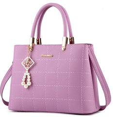 European And American Simple Women'S Diagonal Handbags