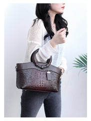 European And American Style Fashion Stone Pattern Ring One-Shoulder Diagonal Bag