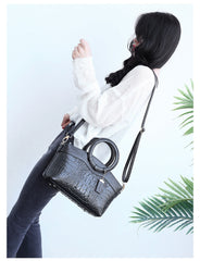 European And American Style Fashion Stone Pattern Ring One-Shoulder Diagonal Bag