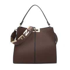 Women's Fashion Wide Shoulder Strap bag