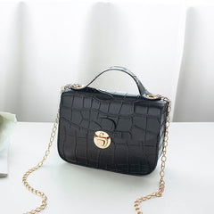 Women Small Crossbody Bag Classic Pattern Shoulder Handbags Lightweight Chain Strap Messenger Purse