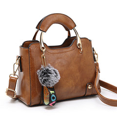Women Vintage PU Polyester Handbag