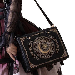 Japanese-style Retro Magic Book Shoulder Bag