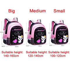 Kids School Cute Cat Print Backpack