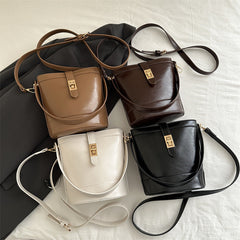 Hand Holding Bucket Women's One Shoulder Crossbody Bag