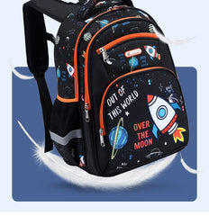 Primary School Large Capacity Children's Backpack Space Schoolbag