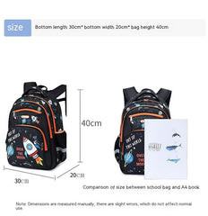Primary School Large Capacity Children's Backpack Space Schoolbag