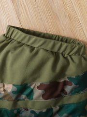 Children's Camouflage Top and Pants Set