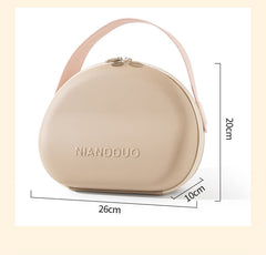Color Shell-shape Multi-purpose Cosmetic Handbags For Women