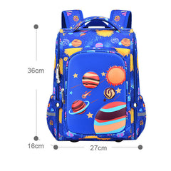 Kid's Fashion Integrated Open Large Capacity Schoolbag