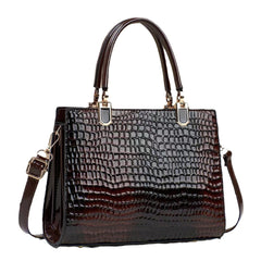 Large Capacity New Hand-carrying Women's Texture One Shoulder Mom Bag