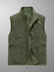 Men's Plus Size Zip Up Fleece Vest