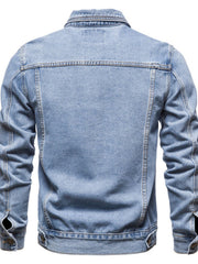 Men's Long Sleeve Button Down Denim Jacket �Classic Jean Outerwear