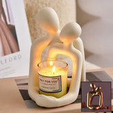 Loving Couple Resin Statue �Modern Home Decor Gift