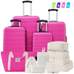 4-Piece Hardshell Luggage Set �Lightweight Suitcases (16", 20", 24", 28") with Free USA Shipping
