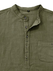 Men's Basic style Button Detail Polo