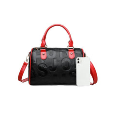 Authentic Leather Tactile Feel Large-capacity Crossbody Bag