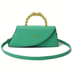 PU Women's Shoulder Bag, Multifunctional Crossbody Bag With Large Capacity