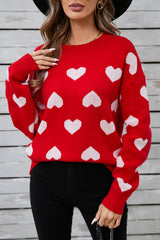 Chic Long Sleeve Knit Sweater with Angel Wings