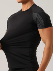 Fashion Men's Plus Size Round Neck Short Sleeve T-Shirt