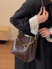 Chain Decor Crossbody Bag