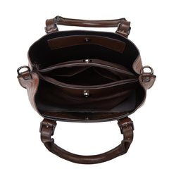 Retro Handbag Contrast Shoulder Women Bag Big Bag