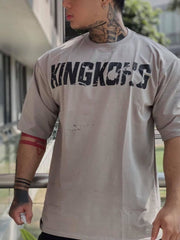 Men's Plus Size Round Neck Half Sleeve T-Shirt