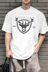 Men's Casual Plus Size Graphic T-Shirt