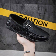 Casual Leather All-match British Slip-on Men's Shoes
