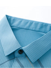 Men's Plus Size Geometric Pattern Quick-Dry Polo