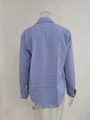 Striped Button-Down Relaxed Fit Shirt
