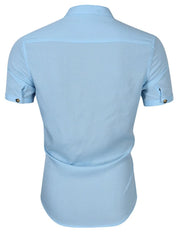 Men's Collar Neck Short Sleeve Polo Shirt