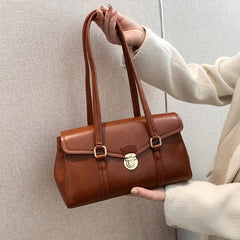 Retro High-grade Underarm Document Tote Bag Women