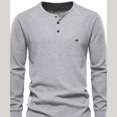 Men's Thermal Waffle-Knit Long Sleeve Shirt