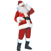 Premium Complete Santa Claus Costume Suit