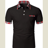 Men's Plus Size Casual Collared Polo
