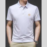 Men's Plus Size Breathable Short Sleeve Polo