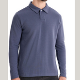 Men's Collared Neck Long Sleeve Polo