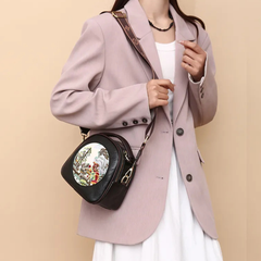 Shoulder Vintage Embroidery Thread Mother Bag