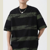 Men's Plus Size Lightweight Striped Tee