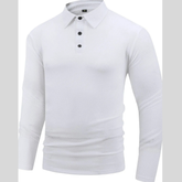 Men's Plus Size Button Neck Long Sleeve Henley Top